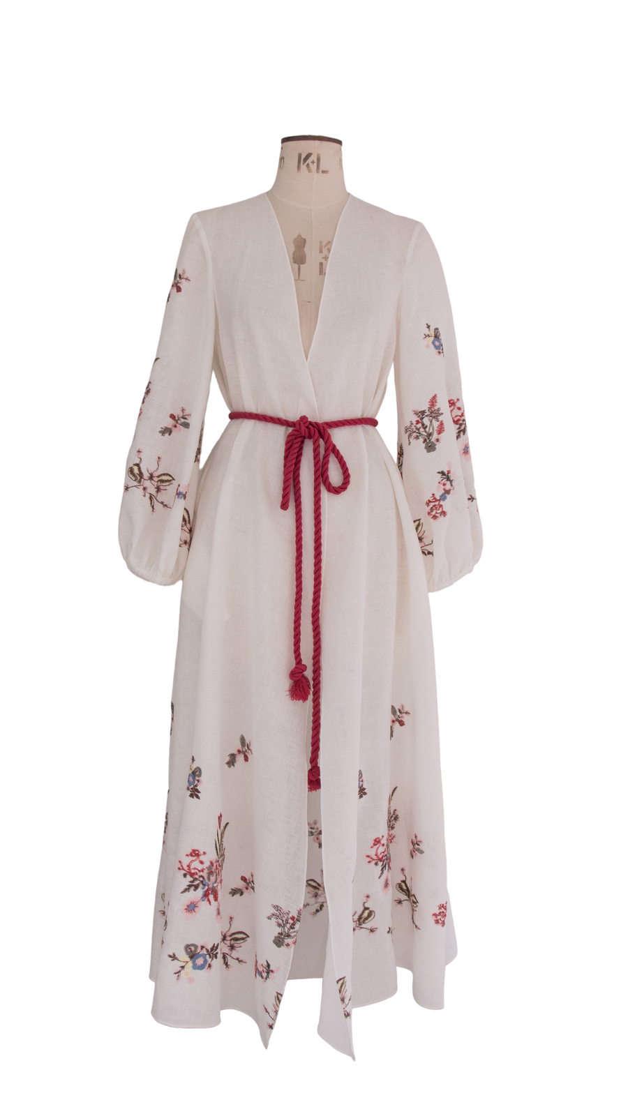 Ivory Flower Embroidred Cape