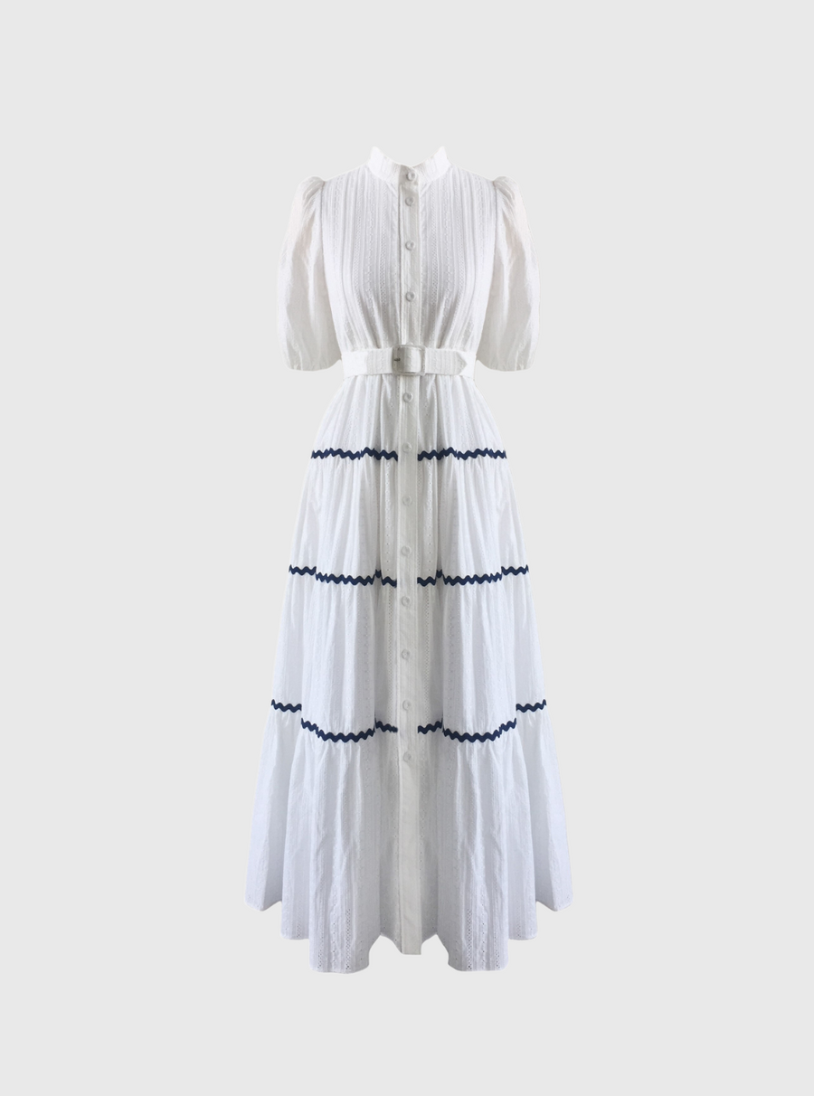 White Linen Tunic Dress