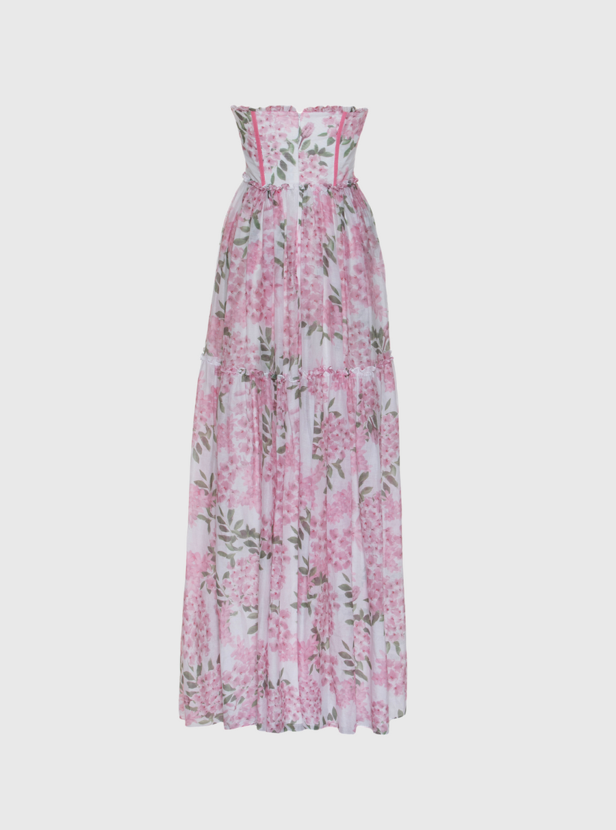 Pink Hydrangeas Dress