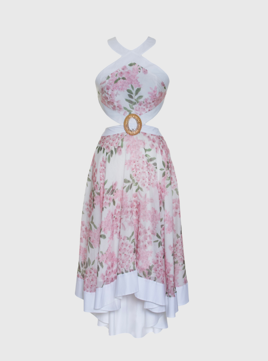 Pink Hydrangeas Dress