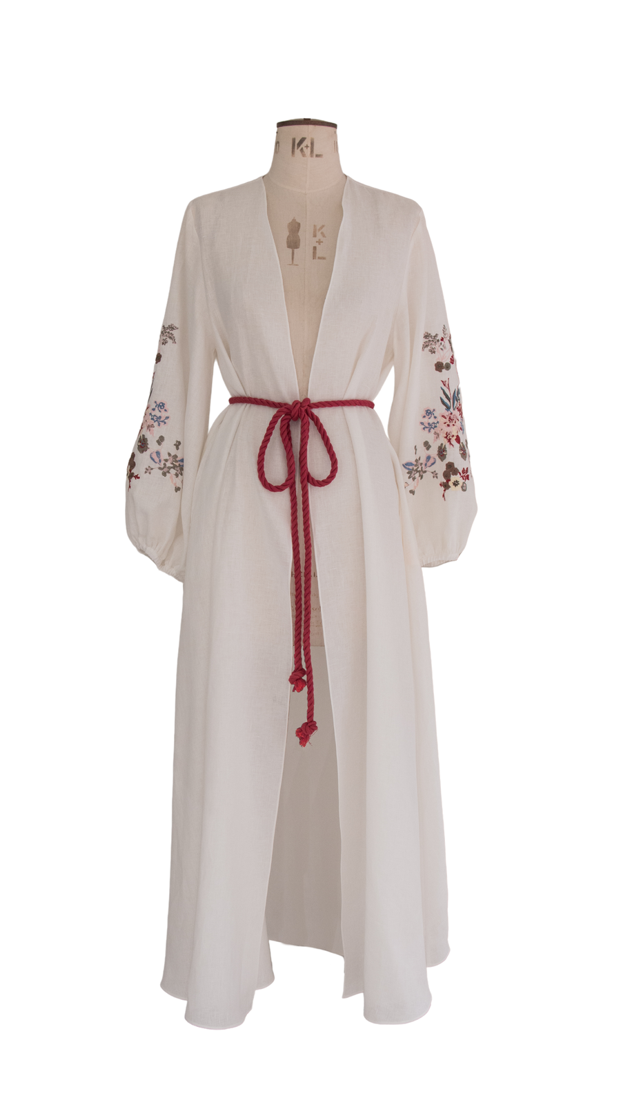 Ivory Flower Embroidred Cape