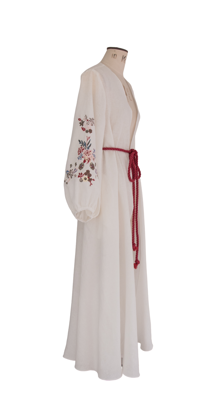 Ivory Flower Embroidred Cape