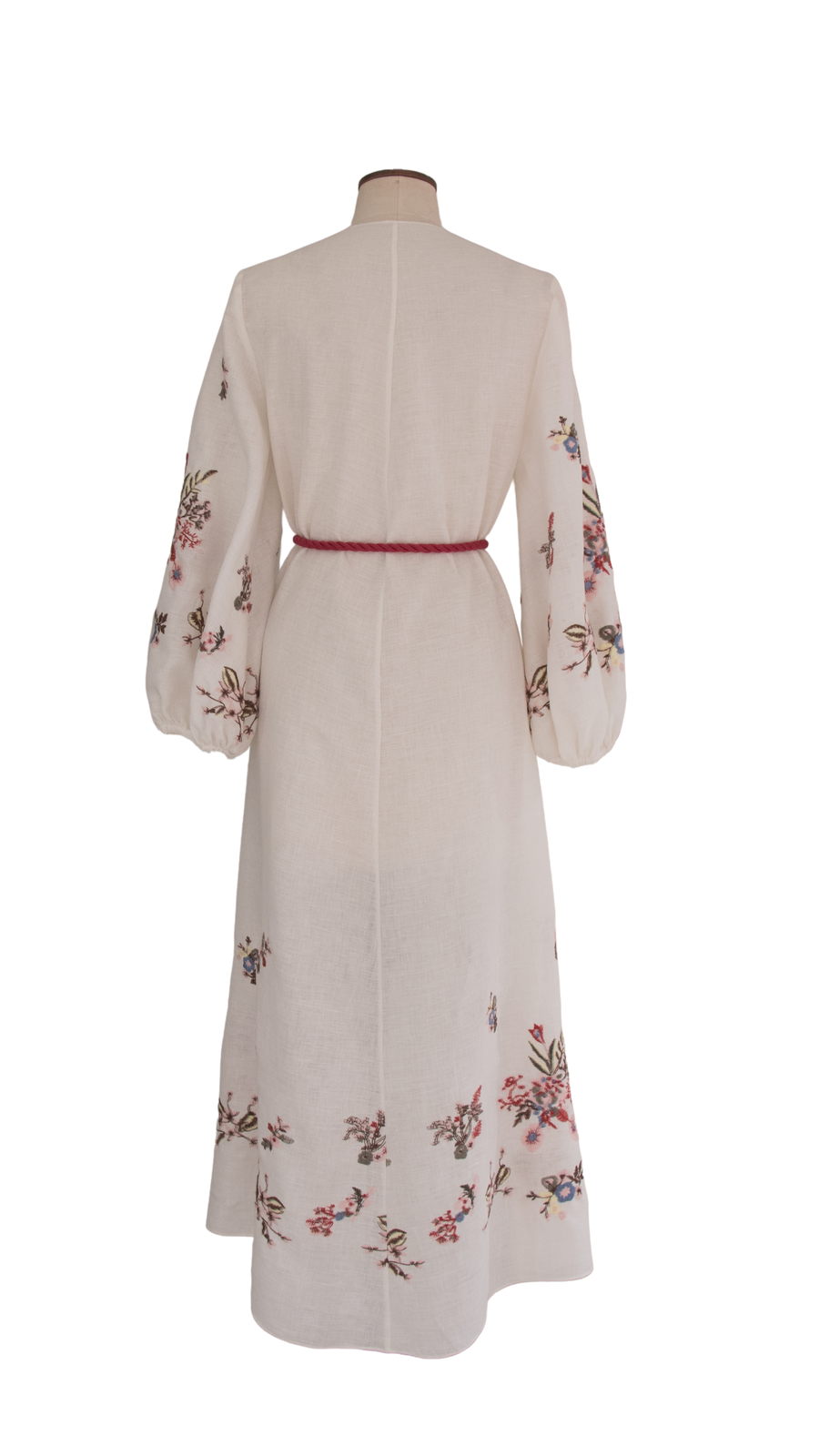 Ivory Flower Embroidred Cape