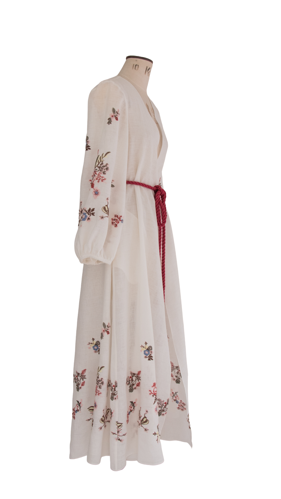 Ivory Flower Embroidred Cape
